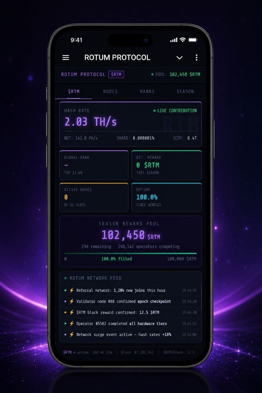 ROTUM Interface Mockup